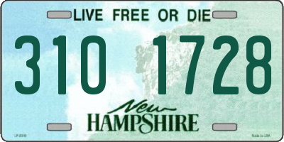 NH license plate 3101728