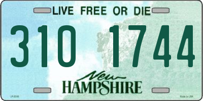 NH license plate 3101744