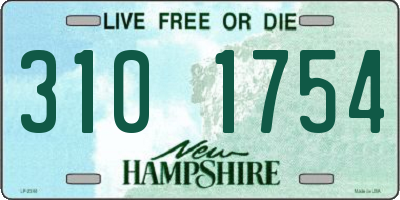 NH license plate 3101754