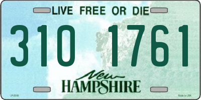 NH license plate 3101761