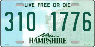 NH license plate 3101776