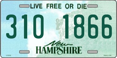 NH license plate 3101866