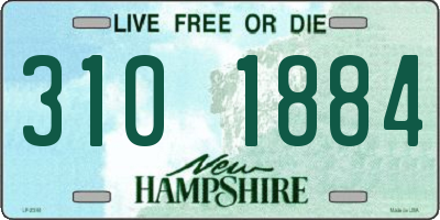 NH license plate 3101884