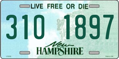 NH license plate 3101897