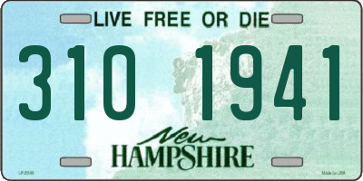NH license plate 3101941