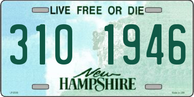 NH license plate 3101946
