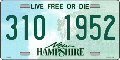 NH license plate 3101952