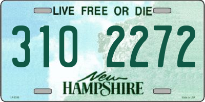 NH license plate 3102272