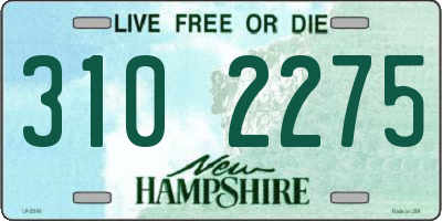 NH license plate 3102275