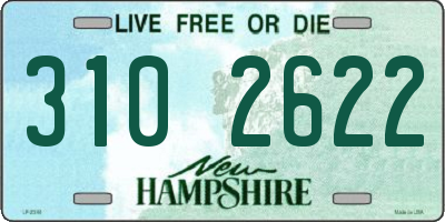NH license plate 3102622