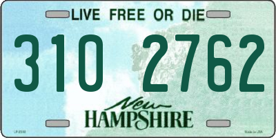NH license plate 3102762