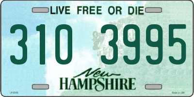 NH license plate 3103995
