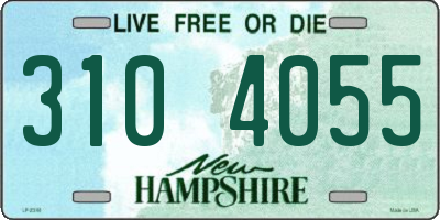 NH license plate 3104055