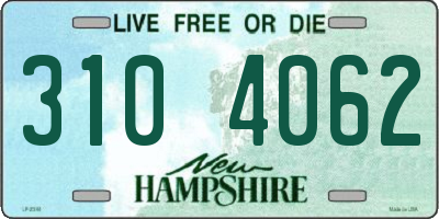 NH license plate 3104062