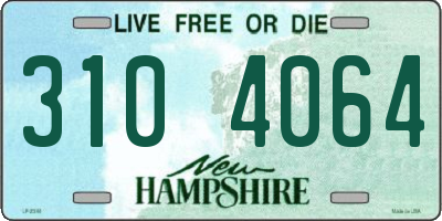 NH license plate 3104064