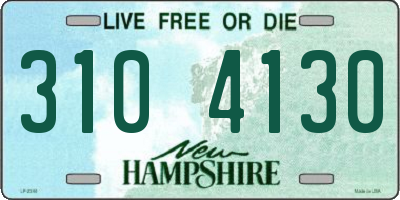 NH license plate 3104130