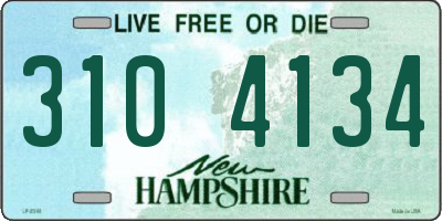 NH license plate 3104134