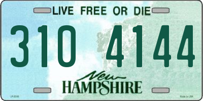 NH license plate 3104144