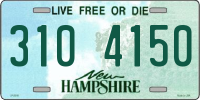 NH license plate 3104150