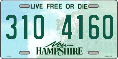 NH license plate 3104160