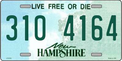 NH license plate 3104164