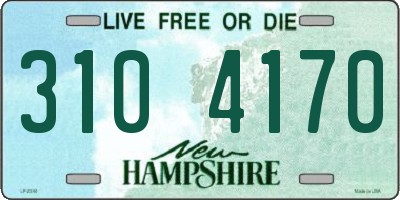 NH license plate 3104170
