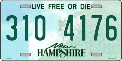 NH license plate 3104176