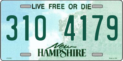 NH license plate 3104179