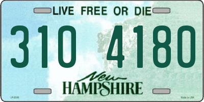 NH license plate 3104180