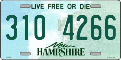 NH license plate 3104266