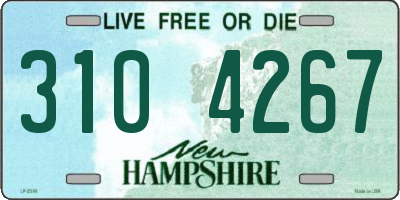NH license plate 3104267