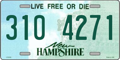 NH license plate 3104271