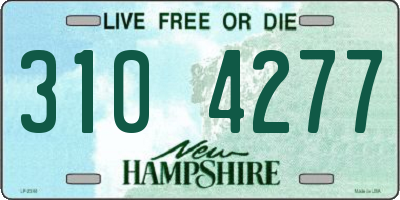NH license plate 3104277
