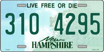 NH license plate 3104295