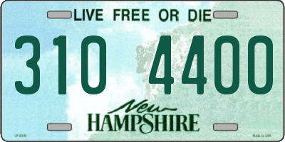 NH license plate 3104400