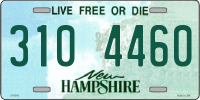NH license plate 3104460