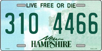 NH license plate 3104466