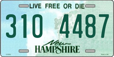 NH license plate 3104487