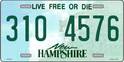 NH license plate 3104576