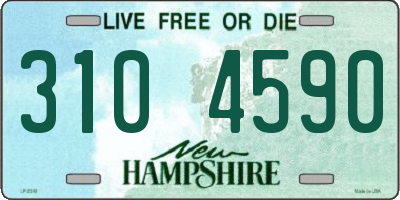 NH license plate 3104590