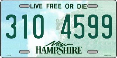 NH license plate 3104599