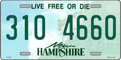NH license plate 3104660