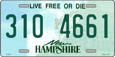 NH license plate 3104661