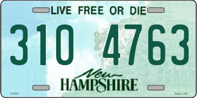 NH license plate 3104763