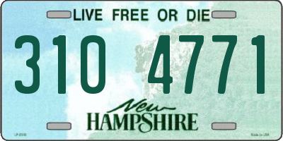 NH license plate 3104771