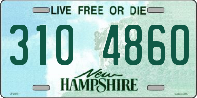 NH license plate 3104860