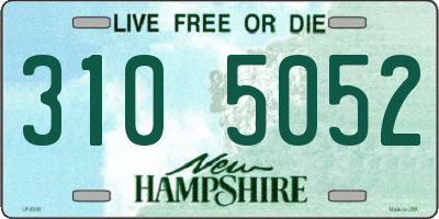 NH license plate 3105052