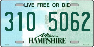 NH license plate 3105062