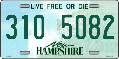 NH license plate 3105082