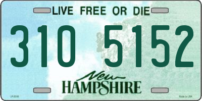 NH license plate 3105152
